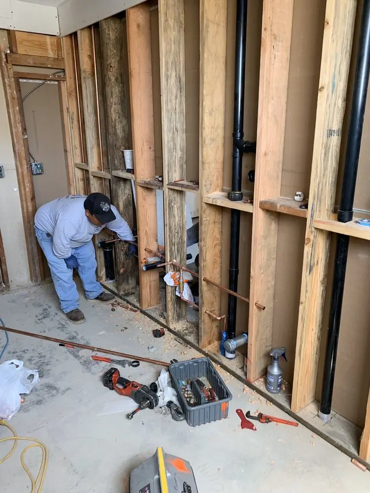 Commercial rough-in plumbing for Gas Line Repair in Ameritrail